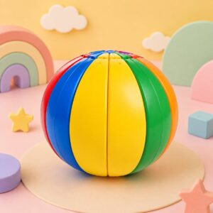 Kids Activity Ball with 12 Interlocking Blocks - Learning Toy